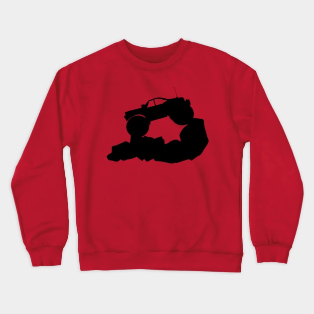 4 wheel drive trucks climbing rocks Crewneck Sweatshirt by holidaystore